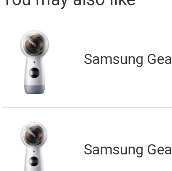 Samsung Gear 360 camera camcorder video - Picture 2 of 2